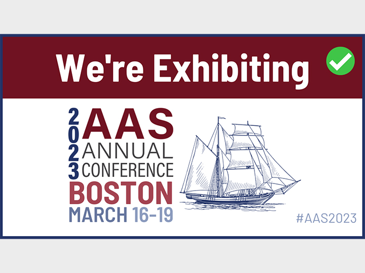 2023 AAS Annual Conference in Boston, MA