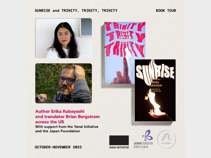 SUNRISE and TRINITY, TRINITY, TRINITY Book Tour with Erika Kobayashi and Brian Bergstrom